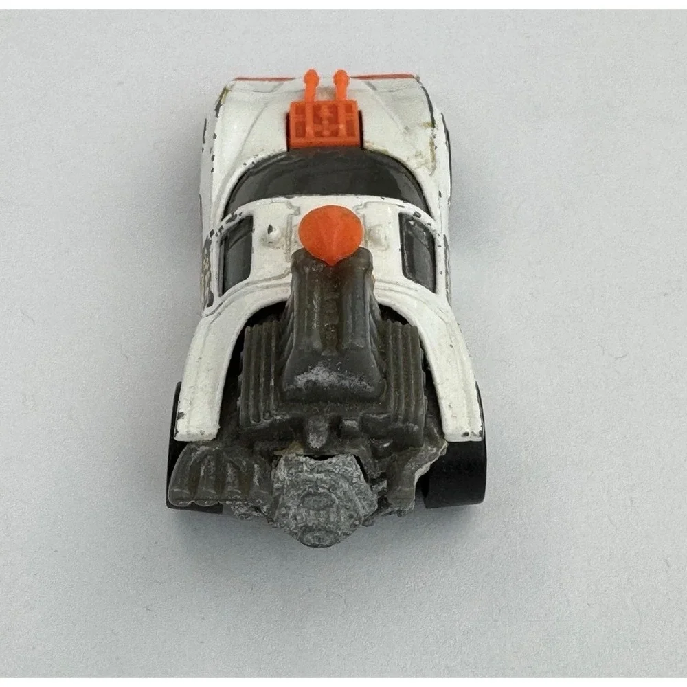 Vintage 1978 Hot Wheels Science Friction Space Cop White Diecast Car Hong Kong
